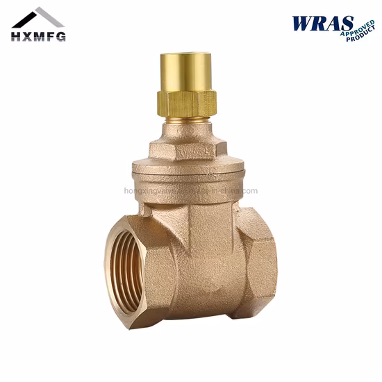 Wras Approve Bronze Valve Round Cast Steel Handle Valve Lockshield Straight Female Gate Valve Soldering Female Bronze Strainer Lever Handle Bronze Ball Valve