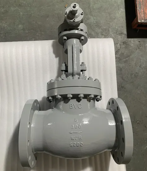 China Manufacturer API Hand Wheel Bellow Pn10 Pn16 150lb Cast Flanged Type Flange Body Carbon Steel A216 Wcb SS304 316 316L Stainless Steel Globe Valve